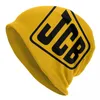 Basker jcb skallies beanies caps mode vinter varma kvinnor män stickade hattar vuxna unisex motorhuven