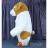 マスコットコスチューム2m/2.6mフルボディエイタブル犬マスコットコスチューム大人の面白い動物キャラクタードレス爆破スーツウェアラブル服装イベント