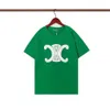 デザイナーラグジュアリーセリンクラシック2023新しい快適なTシャツ半袖ユニセックスコットンレターフォームルーズトップ