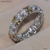 size 5-11 victoria wieck handmade sier filled overlay white sapphire wedding cz diamond crossbBand rings for women love gift