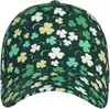 Ball Caps St. Patrick's Day Bayan Beyzbol Kapağı Sevimli Shamrock Şapka Yaz Güneş Visor Şapkaları Kadın Erkekler İçin Ayarlanabilir