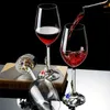 Şarap Gözlükleri Avrupa tarzı iris emaye şeffaf kırmızı şarap cam kristal cam metal kutup kadehi cam kurşunsuz şampanya gözlükleri l240323