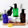 Storage Bottles 15Pcs Cosmetic Bottle Plastic Empty Flat Shoulder PET 250ml Lotion Pump Packaging Container Refillable Shampoo