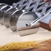 5 ruote taglierina divisore per pasta coltello per pasta laterale lama a rullo flessibile pizza pasticceria pelapatate utensili da forno in acciaio inossidabile 240321