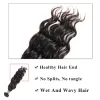 Closure Unprocessed Human Virgin Hair Water Wave Natural Weave 3 Bundles With Lace Frontal Closure Wet And Wavy