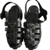 2022 Luxury P Fashion Roman Sandaler Famous Designer Women Summer Hollow Pu Leather Buckle Platform Sandal Shoes Storlek 352753275