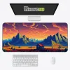 Pads Van Gogh Starry Night Mouse Pad Computer Laptop NonSlip Thickened Locking Edge Gaming Keyboard Pad Office Large Table Mat