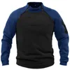 Sweat à capuche pour hommes, hauts tactiques respirants, mode, couleur unie, chaud, haut de sport, pull à fermeture éclair, vêtements pour hommes