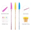 50st Eyel Borstes Makeup Brushes Disponibla Mascara Wands Applicator Spoolers Eye Les Cosmetic Brush Makeup Tools T9RG#