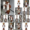 Costumes de mascotte de haute qualité Fox Cartoon Character Outfit Costume Carnaval Adts Taille Halloween Fête de Noël Drop Livraison Vêtements Cosp Otydj