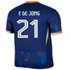Нидерландов Джерси Мемфис Футбол Джерси 2024 2025 Голландская футбольная рубашка национальной команды мужская детская детская комплекта