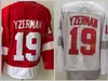 Mens Hockey Dylan Larkin Jersey Patrick Kane Alex Debrincat Lucas Raymond Moritz Seider Shayne Gostisbhere J.T. Compher James Reimer Steve Yzerman Pavel Datsyuk