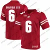 2019 Wisconsin Football 5 Graham Mertz 3 Kendric Pryor 6 Danny Davis III 7 Bradrick Shaw 37 Garrett Groshek 14 Nakia Watson Jersey