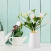 Decorative Flowers Fake Greenery Stems Artificial Lotus Gifts For Stocking Stuffers Arrangement Home