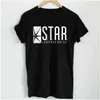 Women's T-Shirt Flash DC Barry Allen Laboratories Star Labs Letter Printed Womens T-shirt Casual Cotton Funny Shirt Harajuku T-shirt Top 240322