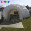 10mD (33 pés) Com ventilador Entrega gratuita barraca de cúpula inflável com suporte de ar com luzes LED coloridas explodir salão de exposição de tendas iglu para casamento / festa