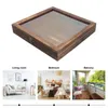 Ramar Display Case Shadow Box Frame Wood for Pos Flowers Bugs