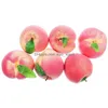 Decorazione per feste 6 pezzi Uva Frutta artificiale Pesca Bambino Frutta candita Schiuma realistica Negozio Prop Consegna goccia Giardino domestico Festivo Dhziw