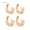 Decorative Flowers E8BD Simulation Shrimp Artificial Food Model Home Display Kitchen Pograph Tool Supplies Decors