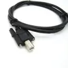 USB 2.0 A maschio a USB 2.0 B maschio tipo B cavo stampante data BM 1 m 1,5 m 3 m 5 m con connettore fori per montaggio a pannello a vite 1 m 1,5 m 3 m 5 m