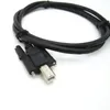 USB 2.0 A MAL -USB 2.0 B MALE BタイプBM日付プリンターケーブル1M 1.5m 3M 5Mスクリューパネルマウント穴コネクタ1M 1.5M 3M 5M