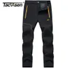 Tacvasen Winter Ski Pants Mens varma termiska vattentäta byxor Taktiska fleece -fodrade byxor utomhus vandringsbergbyxor 240321