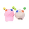 قبعات الكرة Doit Candy Colors Summer Boy Girl Cap Baseball Cartoon Frog Child Sun Hats Spring Kids Peaked Snapback Gorras