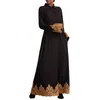 Roupas étnicas Preto Abaya Árabe Hijab Muçulmano Vestido Longo Vestidos Turcos Abayas para Mulheres Vestidos Kaftan Dubai Islâmico