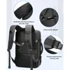 Mochila masculina 15,6 polegadas laptop anti-roubo à prova d'água mochila expansível carregamento USB grande capacidade mochila de viagem