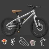 Cykel 16 '' 20 '' Barns BMX -cykel Small Wheeled High Carbon Steel Frame Kids Mtb Mountain Bicycle Cycling Gifts With Free Frakt