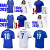 24 25 Franska hemtröjor Mbappe Soccer Jerseys Dembele Coman Saliba Kante Maillot de Foot Equipe Maillots Griezmann Kids Kit Football Shirt