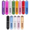 Storage Bottles 5ml Perfume Atomizer Portable Liquid Container For Cosmetics Traveling Mini Aluminum Spray Empty Refillable Bottle