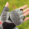 Cykelhandskar Gub Endurance Cycling Gloves Cykelcykel Fingerless Handskar Silikon Halva/kort finger Extra gelhandskar Dubbelgel-vent POLDING 240322