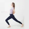 Cloud Sense Cd Light Naked LL Yoga-Hose, Leggings, hohe Taille, pfirsichfarbene Hüftstrumpfhose für Damen