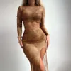 2024 Ny långärmad kjolstil yttre baddräkt set split bikini