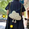 Sacs à bandoulière pour femmes, pochette souple, légère, sac à main Kawaii, dessin animé, sangle polyvalente réglable, joli sac à main pour téléphone