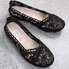 Casual Schuhe Leichte Mom Causual Mesh Loafers Frau Keil Sommer Turnschuhe Damen Spitze Aushöhlen Ballerinas