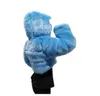Cutenova 23TP102804 Vinterkläder för kvinnor Varma kläder Högkvalitativa Croped Hoodie Fur Jacket Faux Coat