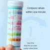 Testing E5BB 50pcs Aquarium Test Strips 6 in 1 Fish Test Strips Reagent Strips For Water Water Test Strips Aquarium