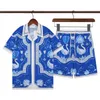 Crime Summer Fashion Mens Tracksuits Hawaii Beach Pants Set Designer Shirts Printing Leisure Shirt Man Slim Fit Styrelsen Short Sleeve Short Beachs59