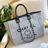 Luxury Letter Bags CC Totes Handbag Fashion Canvas Bag Womens Tote Brand Ch Female Embroidered Designer Handbags Ladies Shopping Cross Body Backpack V29G