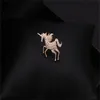 Broche de salto para hombre, ramillete de traje, Pin de solapa de caballo, insignia, ropa y accesorios, broche de joyería antigua en dos colores