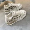2024 New Luxury Style Women Sneakers White Tennis Pu Leather Casual Sports Shoes Female Student Platform Flats Ladies Walking Shoes Size 35-40