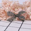 Brooches Rhinestone Bow For Women Vintage Black Brooch Pin Elegant Large Fashion Jewelry High Quality Party Accessories Gift