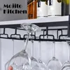 Bar Tools Wine Glasses Holder Bartender Stemware Hanging Rack Under Cabinet Organizer Glass Goblet Iron Bar Tool Bottle Display Bar 240322