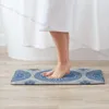 Tapis de chambre à coucher, motif de dieux grecs (Version bleue), paillasson en flanelle, décoration d'extérieur, pour la maison, 69735577