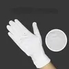 1 paire de gants de Performance de sécurité militaire, blanc à trois forces, étiquette fine pour réception, défilé circulaire Wenwan