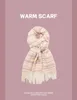 Sciarpa in cashmere scozzese rosa con dolce scialle con nappe