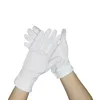 1 paire de gants de Performance de sécurité militaire, blanc à trois forces, étiquette fine pour réception, défilé circulaire Wenwan