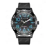 Relógios de pulso versátil e moderno calendário de negócios masculino cinto elegante relógio de quartzo impermeável